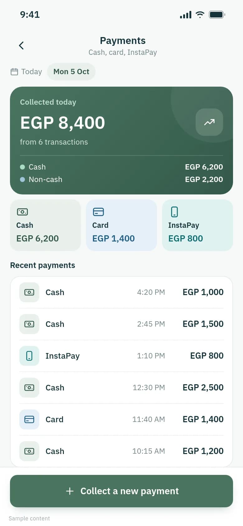 Payments