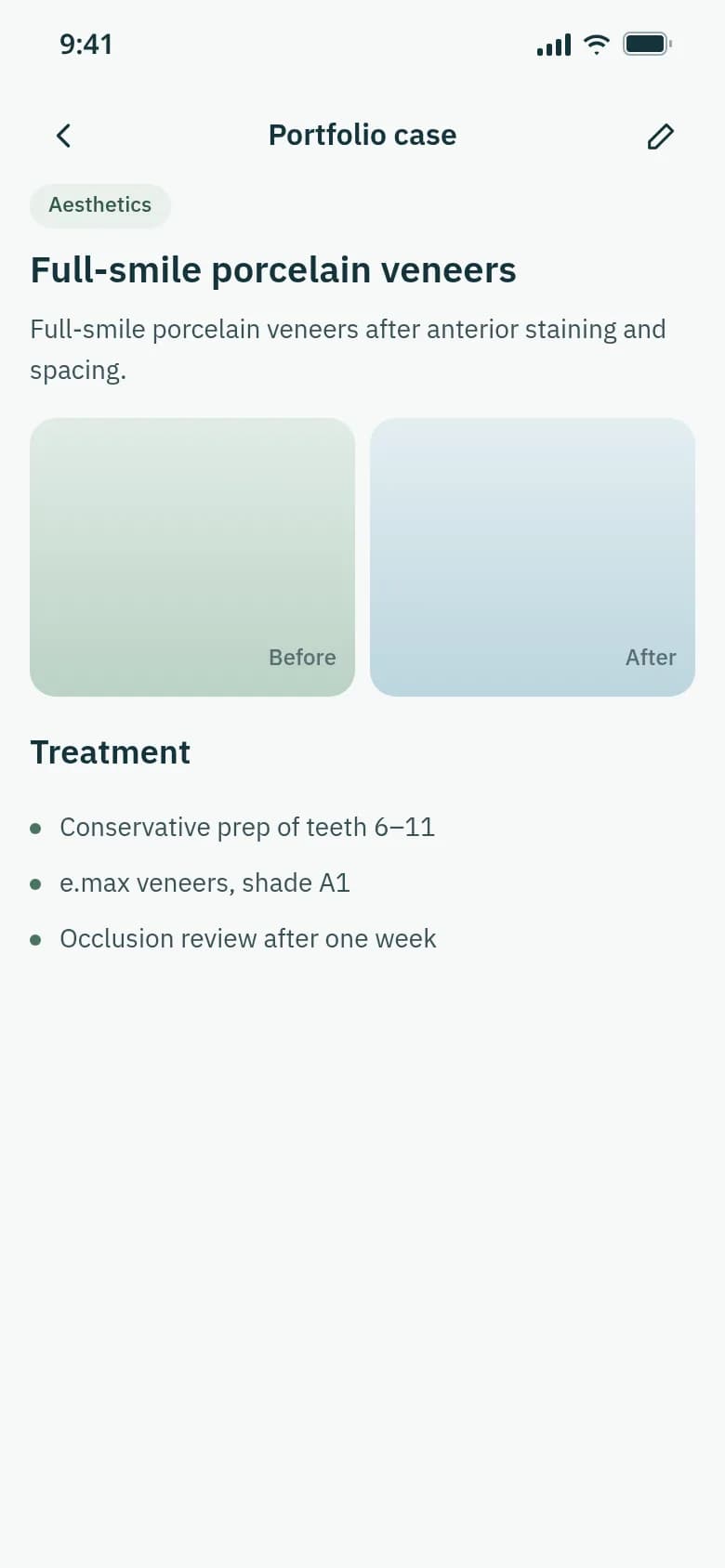 Doctor portfolio